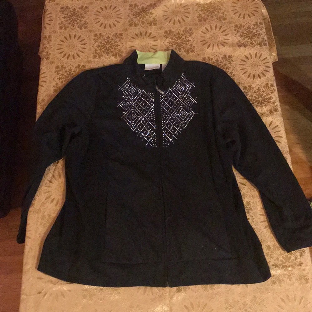 Alfred Dunner zip-up jacket